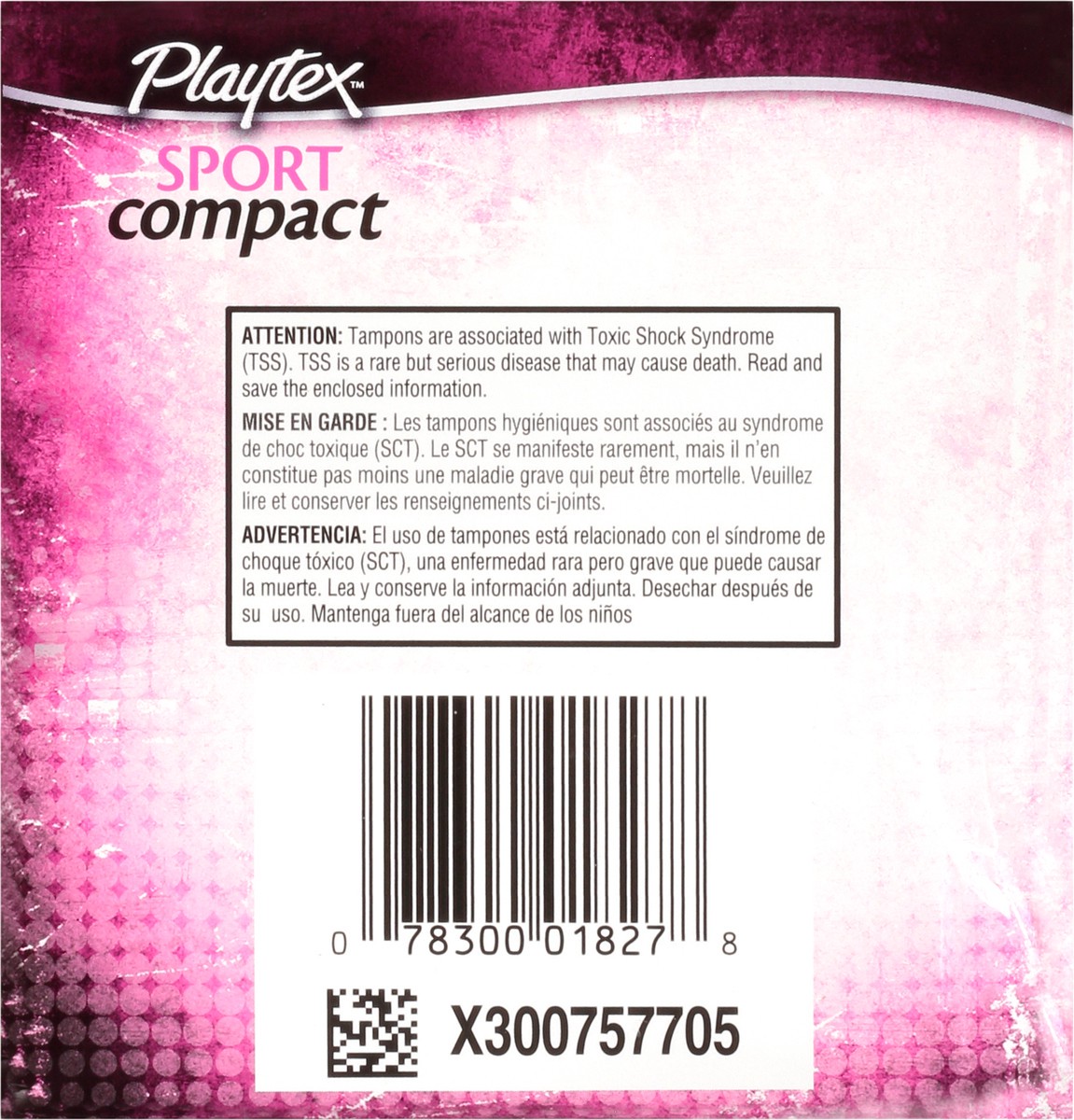 slide 8 of 9, Playtex Sport Regular/Super Compact Unscented Tampons 36 tampons 36 ea Box, 36 ct