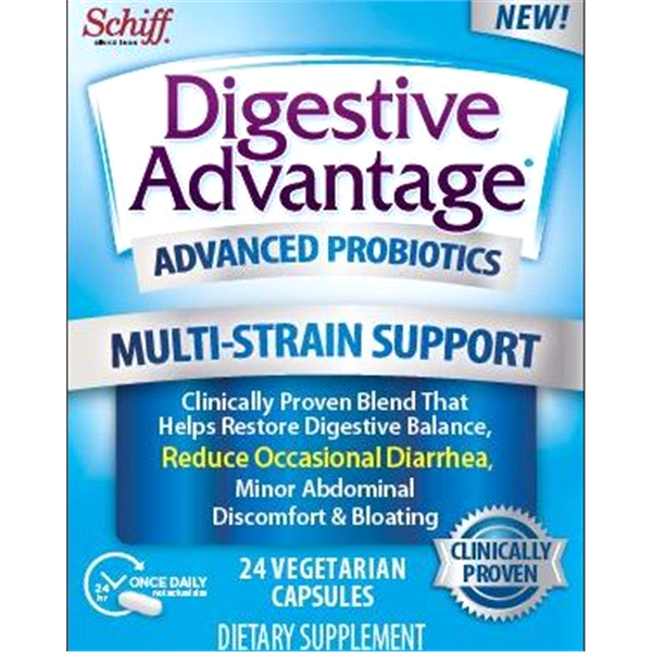 DiGestive Advantage Advanced MultiStrain Support Probiotic Capsules 24