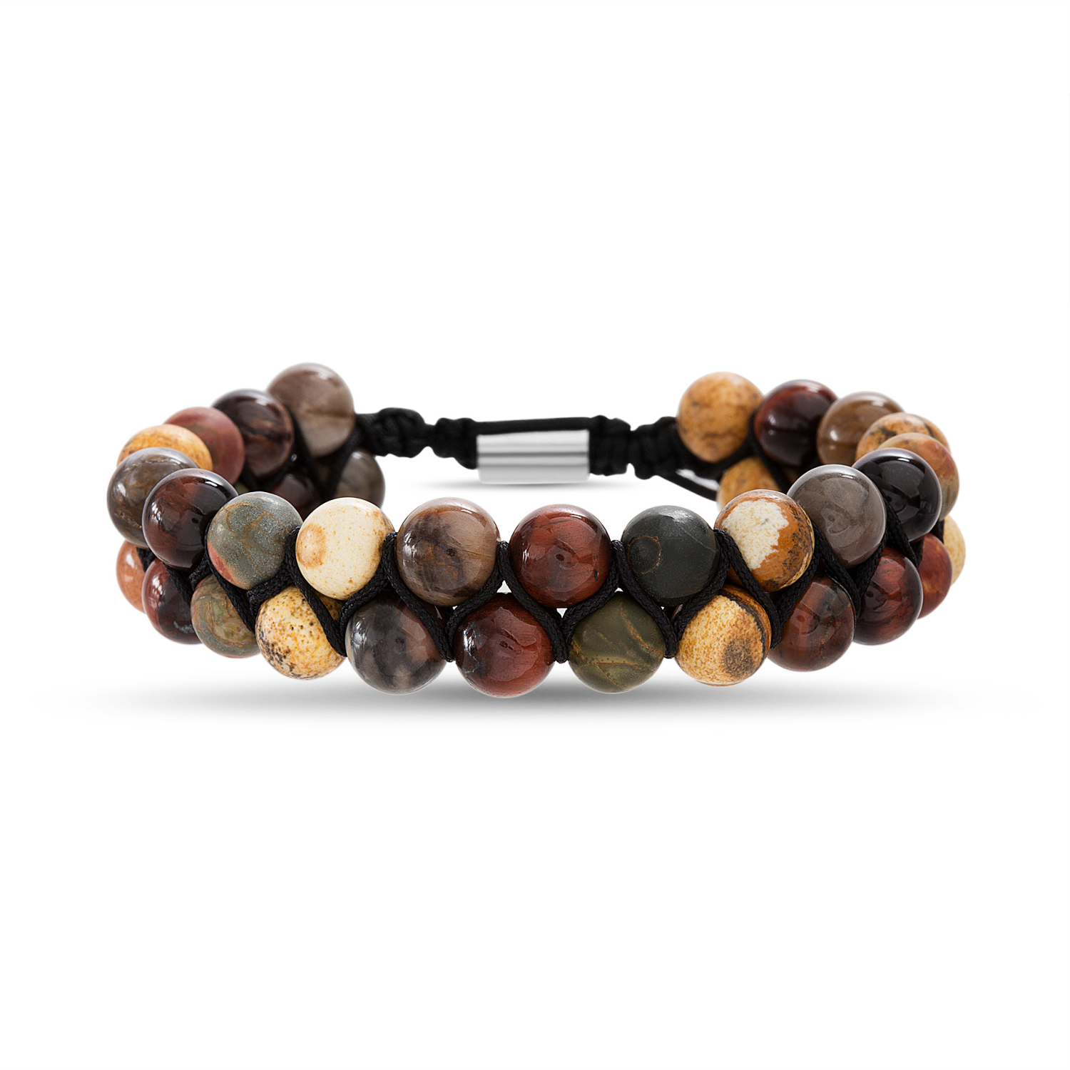 slide 1 of 2, Vantage Bead Brac Nbs62899Ml4 Brown, One Size