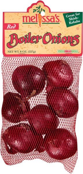 slide 1 of 1, Melissa's Red Boiler Onions, 8 oz