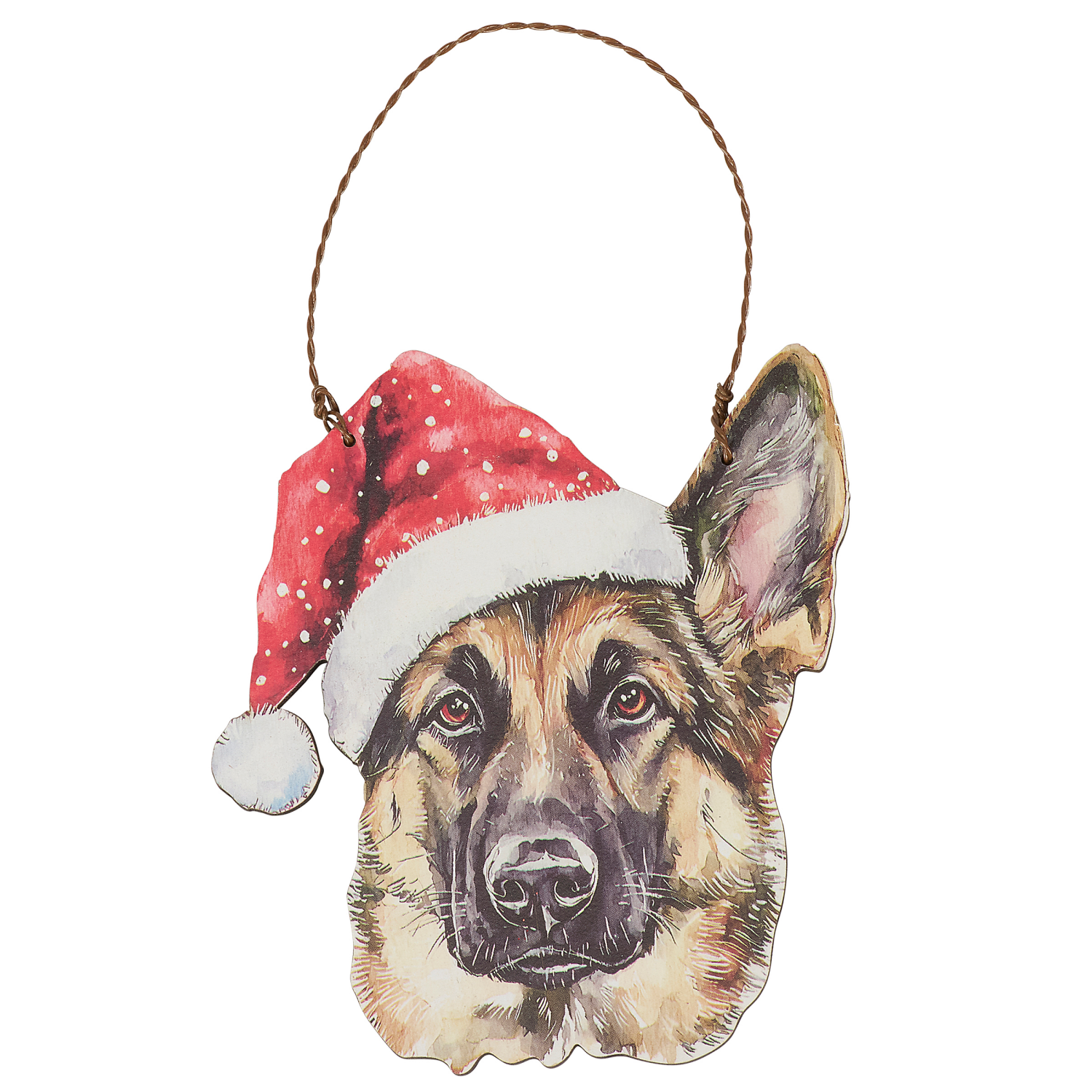 slide 1 of 2, PRIMITIVES BY KATHY Ornament - German Shepherd, 1 ct