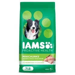 Proactive Health Adult 1+ Minichunks Super Premium Chicken & Whole Grain Recipe Dog Food 7 lb