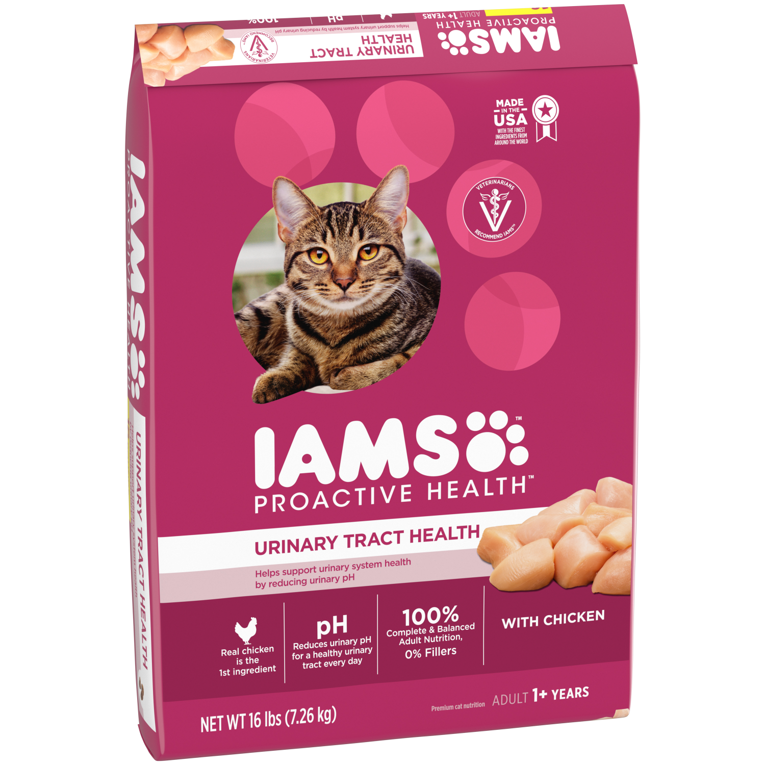 slide 4 of 8, Proactive Health Premium Adult 1+ Years Urinary Tract Health with Chicken Cat Nutrition 16 lb, 16 lb