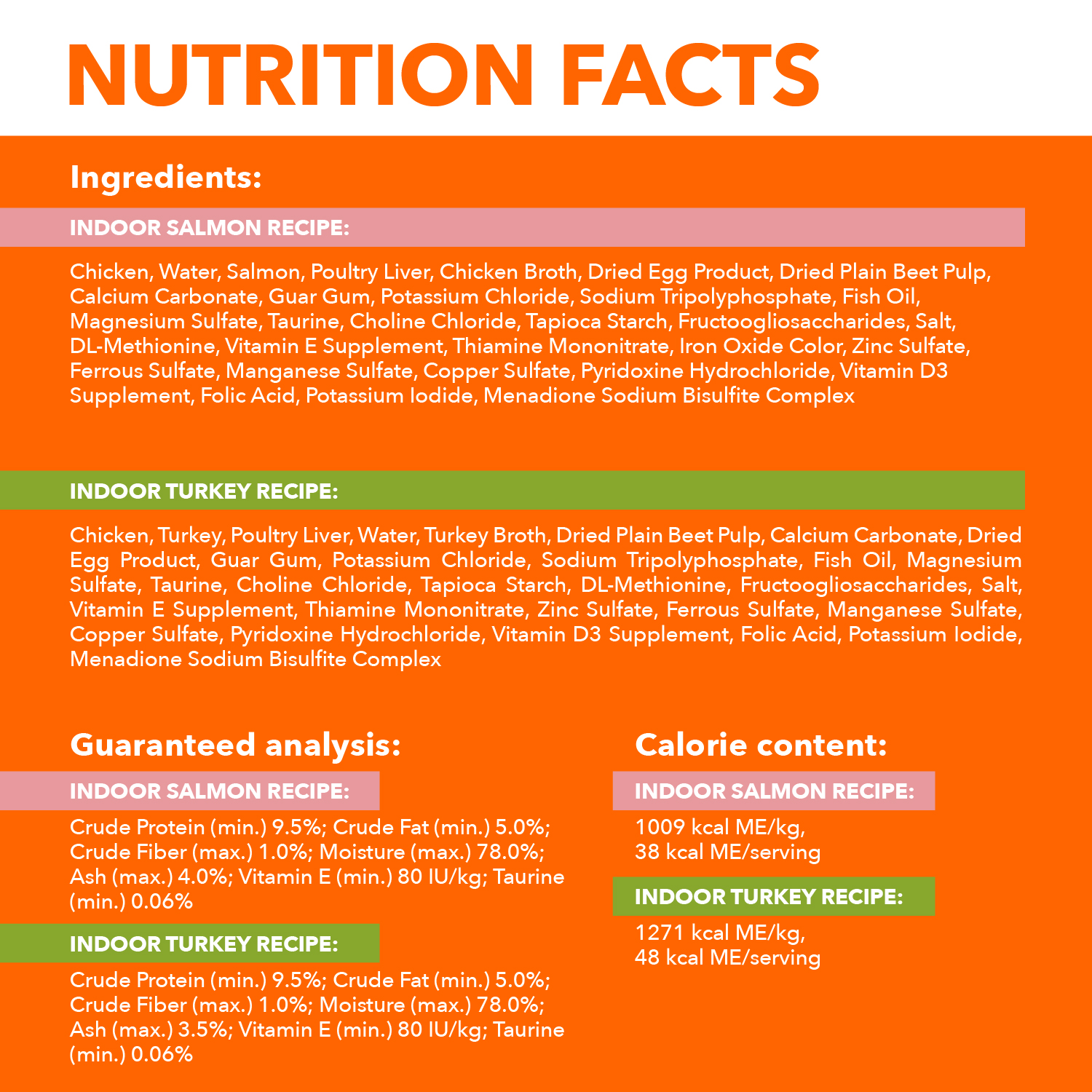 slide 5 of 8, IAMS Premium Indoor Twins Pack Salmon Recipe Turkey Recipe Cat Food 24.0 ea, 24 ct