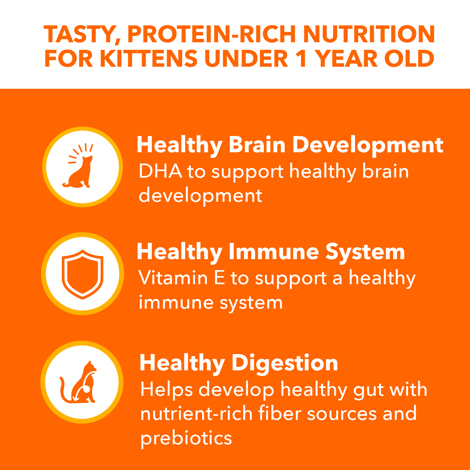 slide 2 of 8, IAMS Perfect Portions Grain Free Premium Kitten Healthy Kitten Cuts in Gravy Chicken Recipe Cat Food 2 - 1.3 oz Each, 2 ct