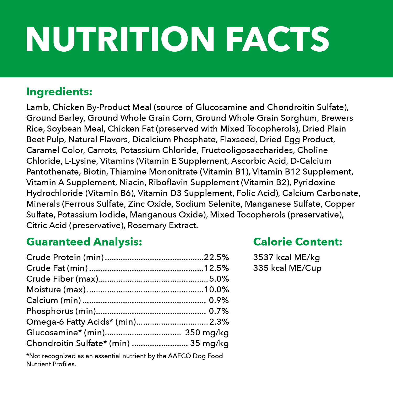 slide 3 of 8, IAMS Proactive Health Large Breed Adult Dry Dog Food Lamb & Rice Recipe, 40 Lb. Bag, 40 lb