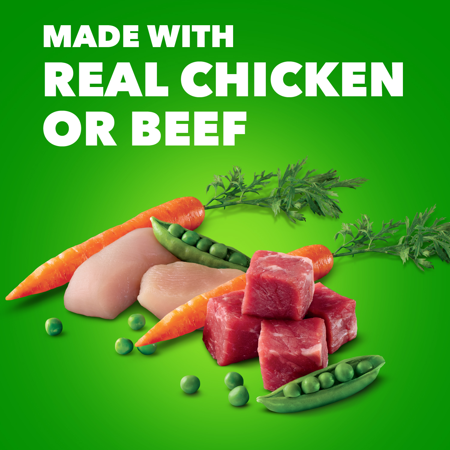 slide 7 of 8, IAMS PROACTIVE HEALTH Chunks in Gravy Adult Wet Dog Food Chicken and Beef Variety Pack, (12) 13 oz. Cans, 12 ct