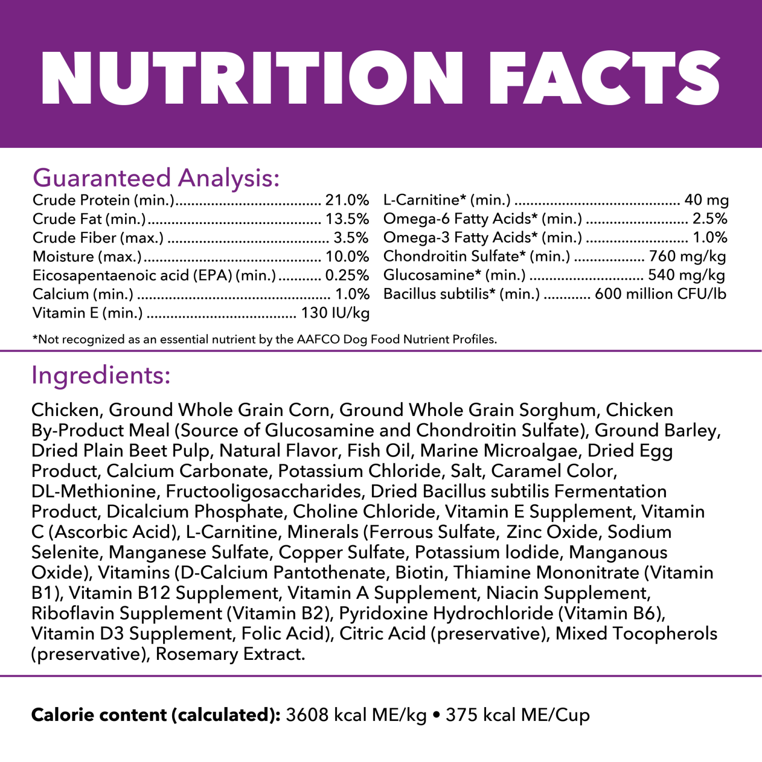 slide 3 of 8, IAMS Advanced Health Adult 1+ Mobility Support Super Premium Chicken & Whole Grain Recipe Dog Food 6 lb, 6 lb