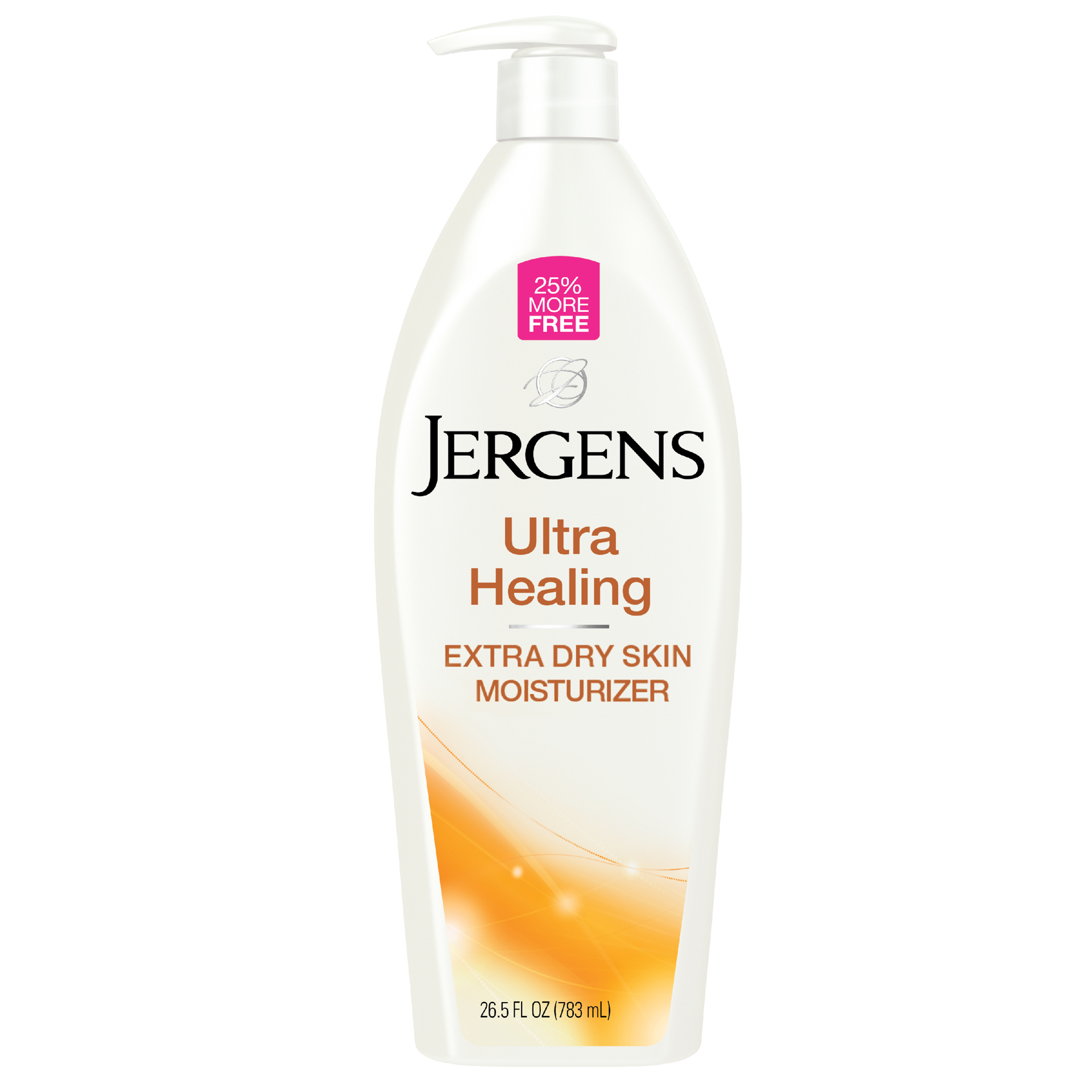 slide 1 of 5, Jergens Hand and Body Lotion, Dry Skin Moisturizer with Vitamins C,E, and B5, 25.5 fl oz