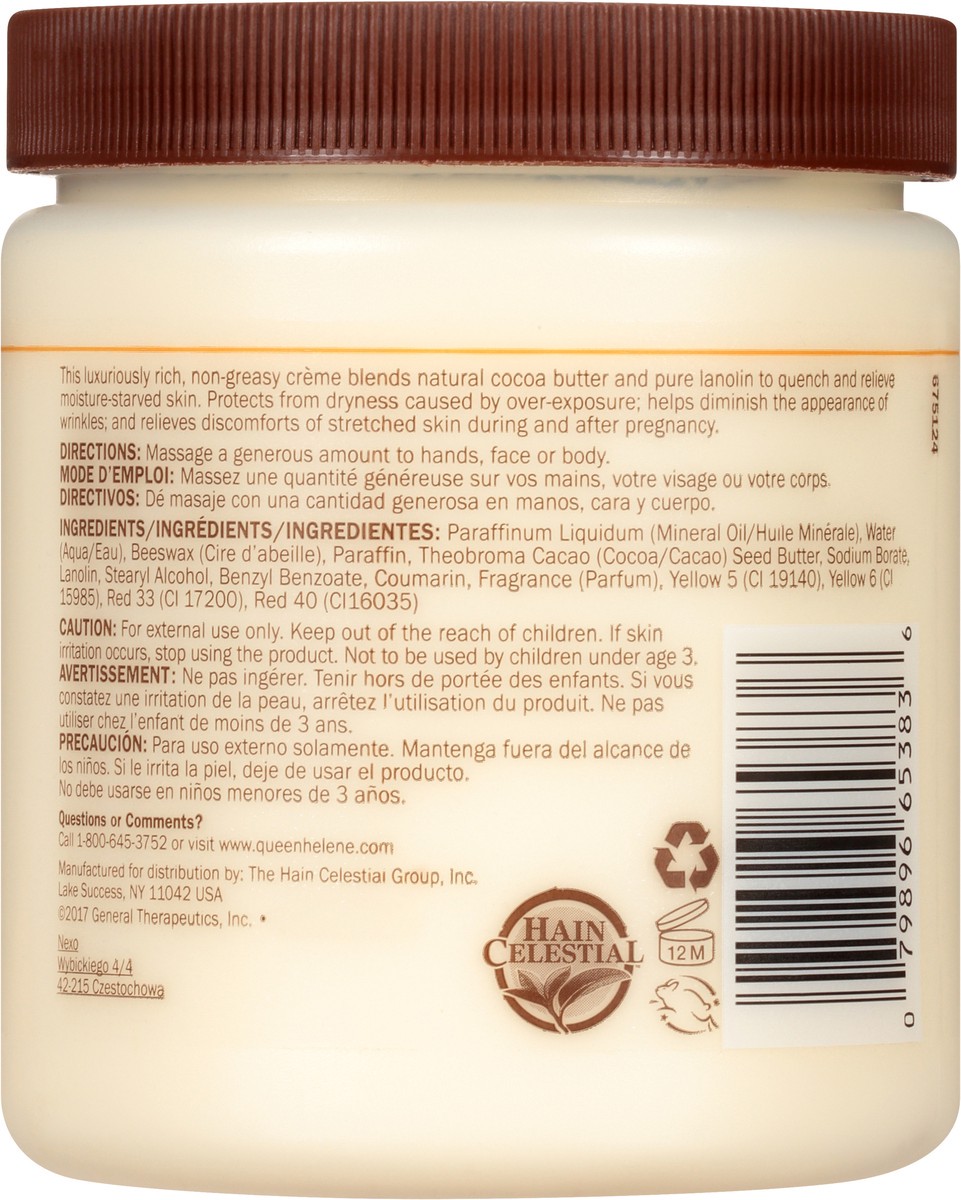 slide 3 of 7, Queen Helene Cocoa Butter Creme, 15 oz