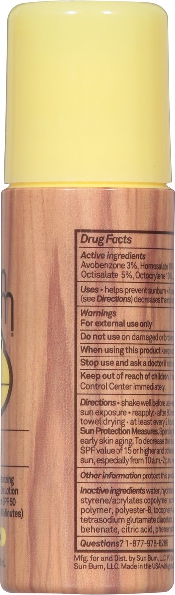 slide 4 of 14, Sun Bum Broad Spectrum SPF 50 Roll-On Sunscreen Lotion 3 fl oz, 3 fl oz