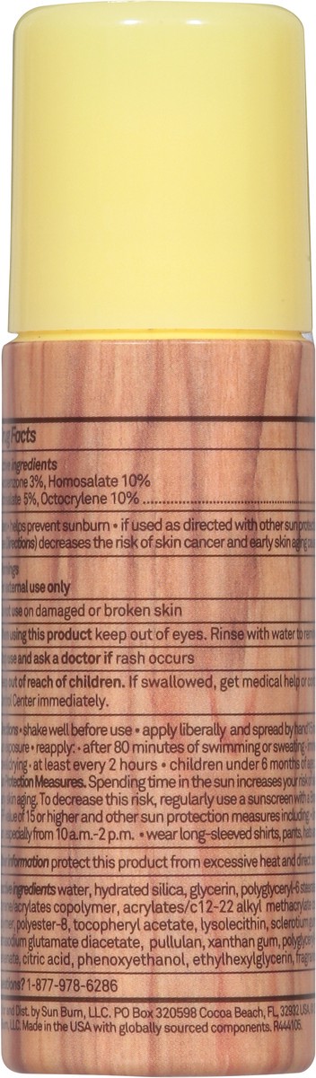slide 13 of 14, Sun Bum Broad Spectrum SPF 50 Roll-On Sunscreen Lotion 3 fl oz, 3 fl oz