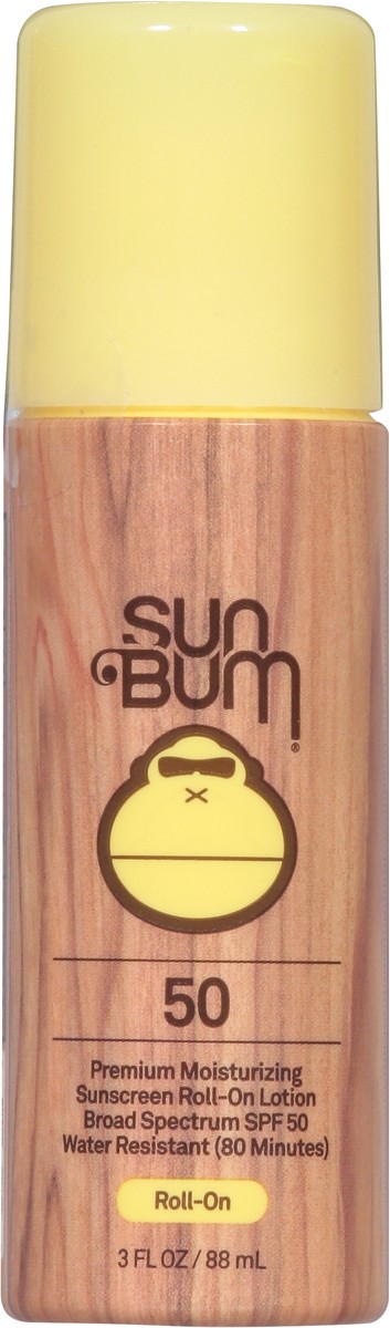 slide 8 of 14, Sun Bum Broad Spectrum SPF 50 Roll-On Sunscreen Lotion 3 fl oz, 3 fl oz