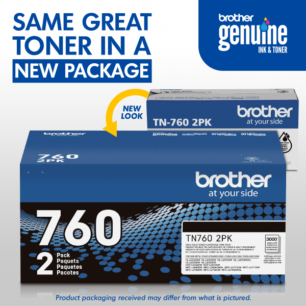 slide 2 of 8, Brother Tn-850 High-Yield Black Toner Cartridges, Pack Of 2, Tn-850, 2 ct