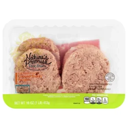 Nature's Promise Turkey Burgers 94% Lean 6% Fat- 4 ct Fresh