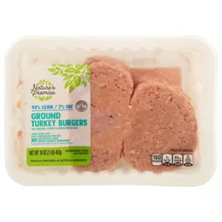 Nature's Promise Turkey Burgers 94% Lean 6% Fat- 4 ct Fresh