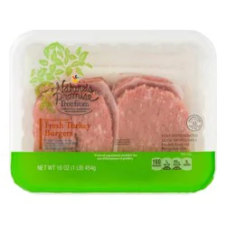 Nature's Promise Turkey Burgers 94% Lean 6% Fat- 4 ct Fresh