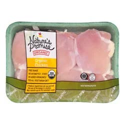 Nature's Promise Organic Free Range Boneless Skinless Chicken Thighs Fresh