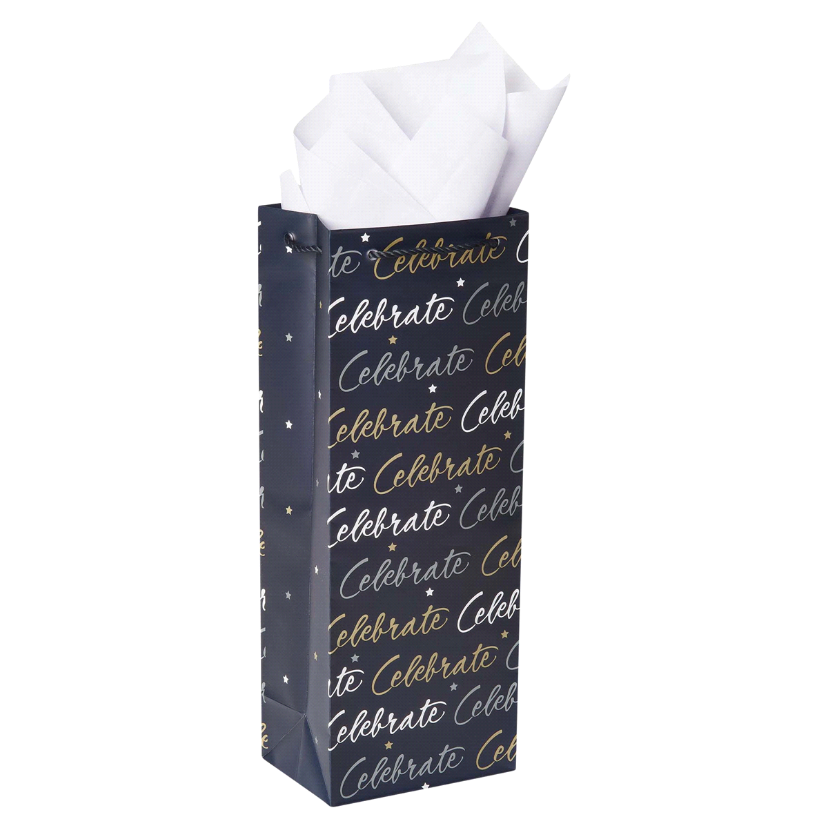 slide 1 of 13, American Greetings Beverage Bag With Tissue Paper, 2 ct