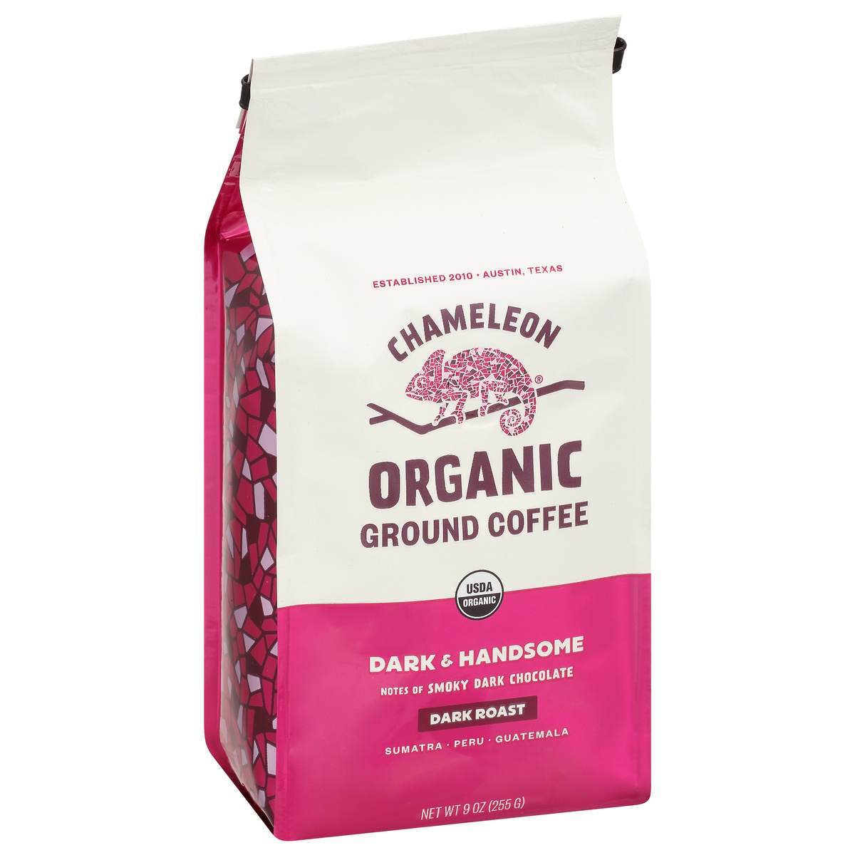 slide 2 of 9, Chameleon Cold-Brew Organic Dark & Handsome Ground Coffee, 9 oz