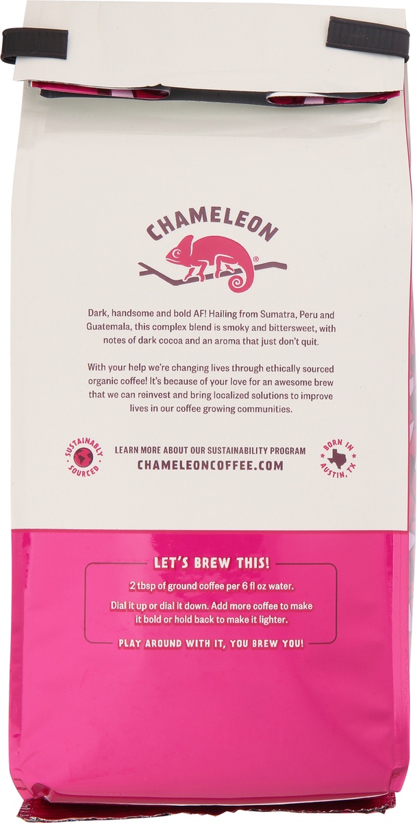 slide 4 of 9, Chameleon Cold-Brew Organic Dark & Handsome Ground Coffee, 9 oz