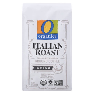 slide 1 of 1, O Orgnc Coffee Italian Roast Ground, 10 oz