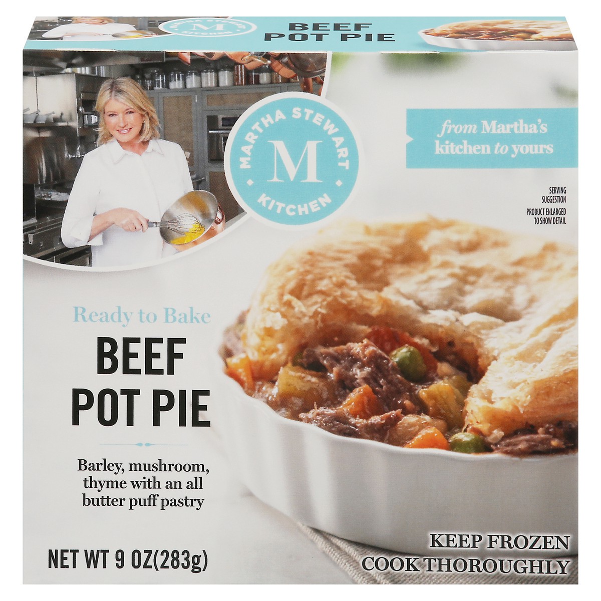 slide 1 of 9, Martha Stewart Kitchen Beef Pot Pie, 9 oz