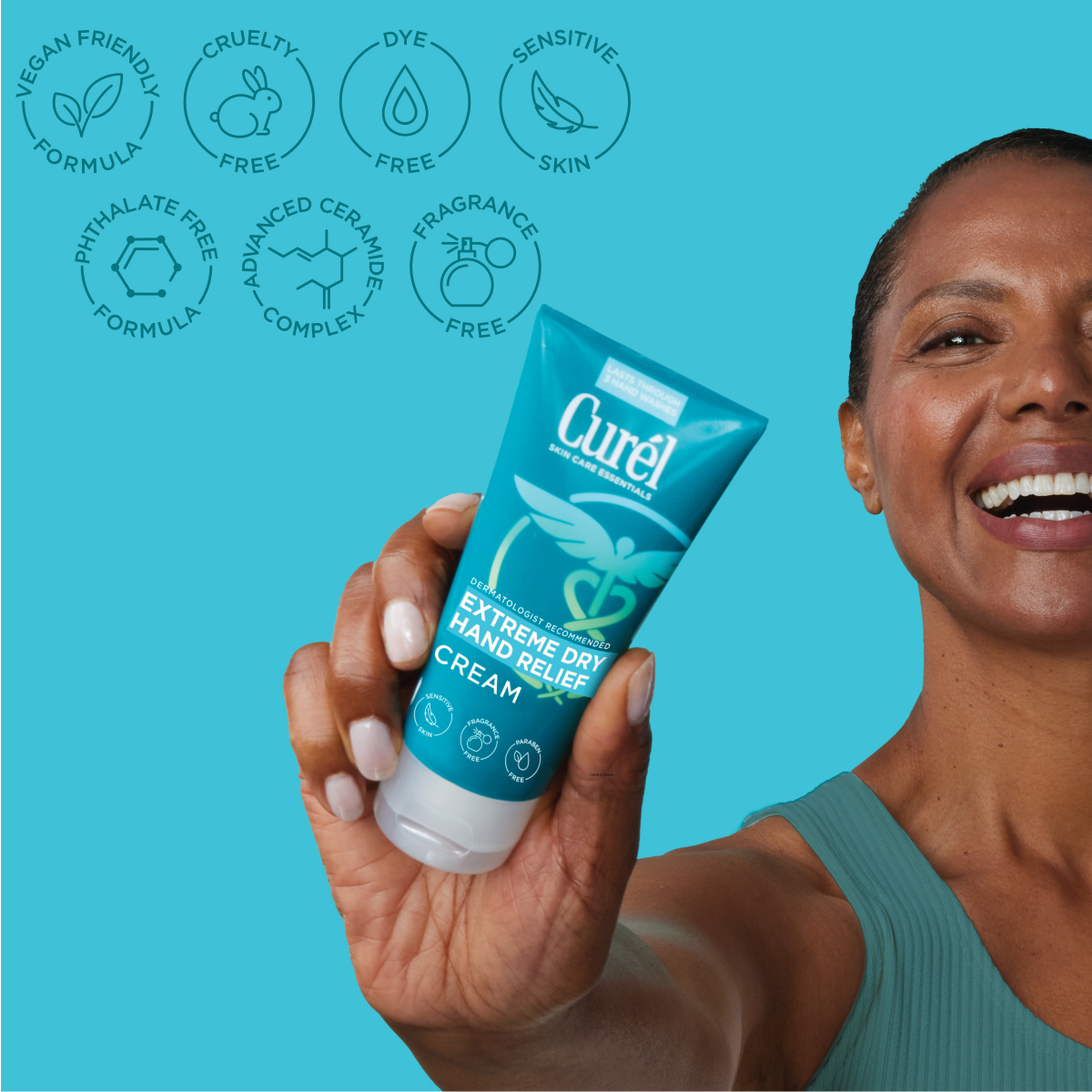 slide 6 of 8, Curél Extreme Dry Hand Relief, Dermatologist Recommended, Long-Lasting Hand Cream For Dry Hands, Paraben Free, Fragrance-Free Hand Lotion, 3.0 Oz Tube, 3 fl oz