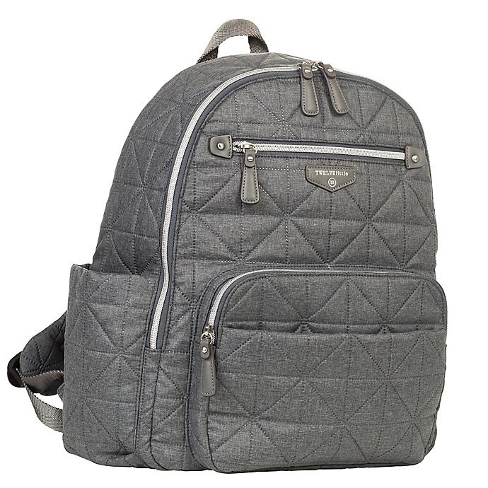 slide 2 of 6, TWELVElittle Companion Backpack Diaper Bag - Denim, 1 ct