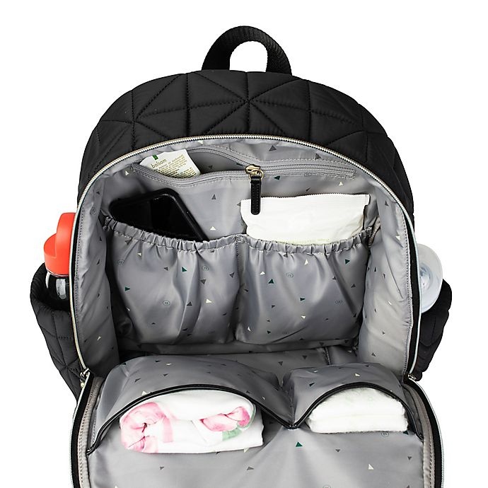 slide 4 of 7, TWELVElittle Companion Backpack Diaper Bag - Black, 1 ct