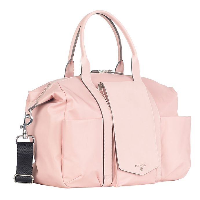 slide 2 of 8, TWELVElittle Peek-A-Boo Diaper Satchel - Blush, 1 ct