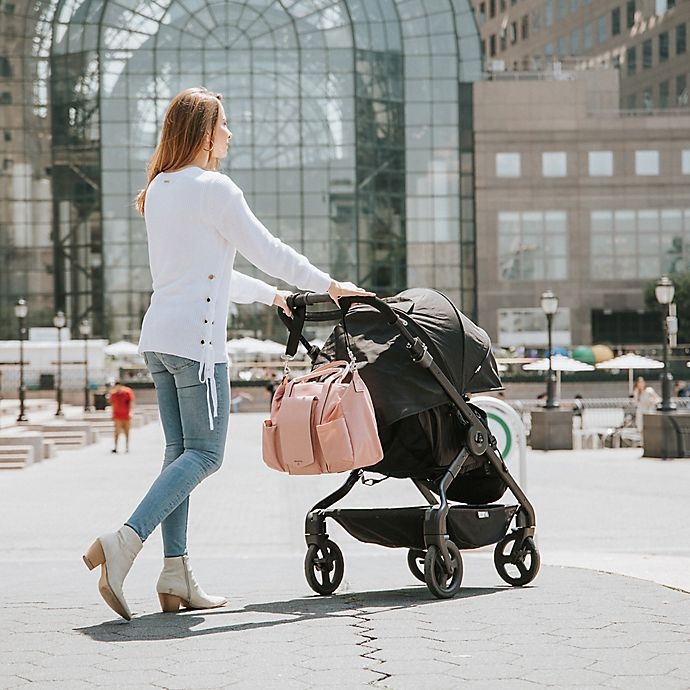 slide 8 of 8, TWELVElittle Peek-A-Boo Diaper Satchel - Blush, 1 ct