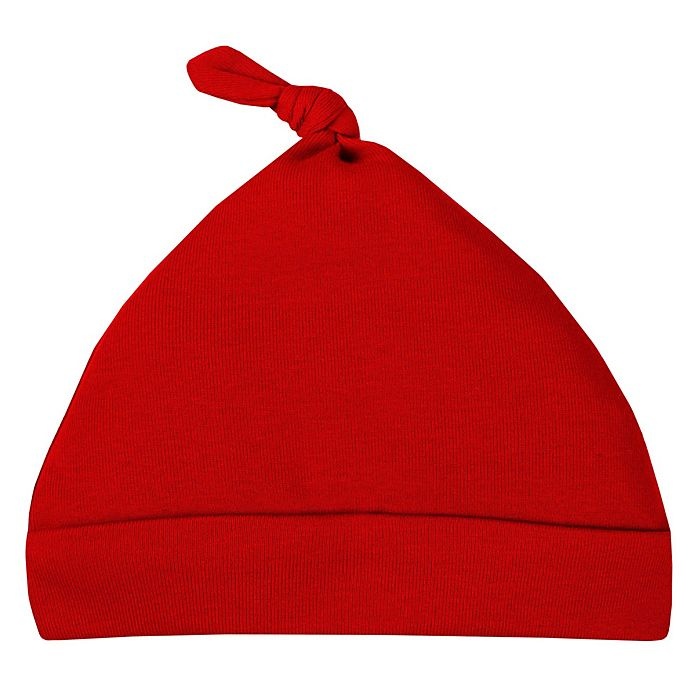 slide 1 of 1, Lamaze Infant Knot Beanie Cap - Red, 1 ct
