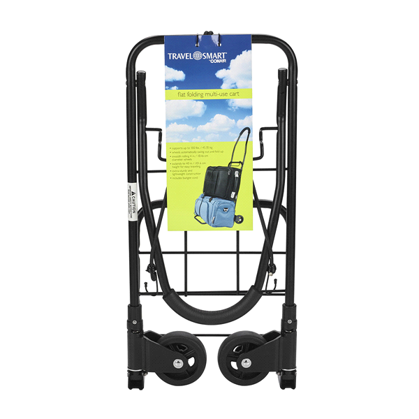 slide 1 of 1, Travel Smart Flat Folding Luggage Cart, 1 ct