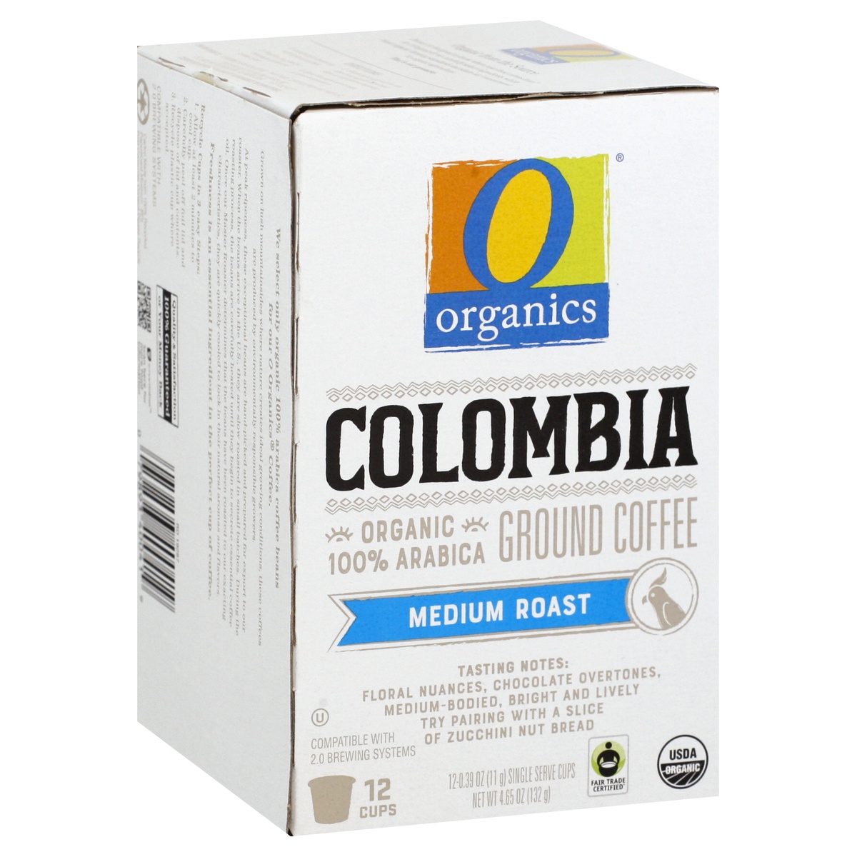 slide 2 of 9, O Organics Coffee Organic Arabica Single Serve Cups Medium Roast Colombian, 