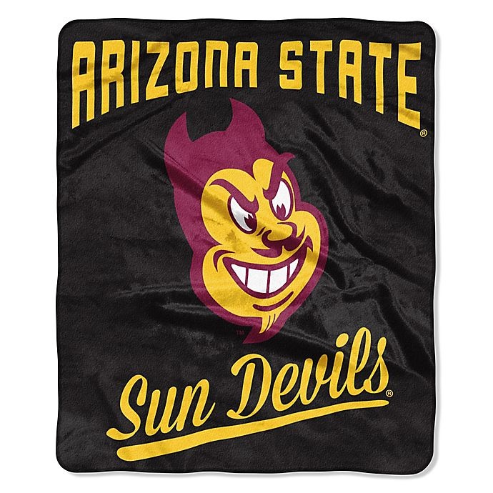 slide 1 of 1, NCAA Arizona State University Raschel Throw Blanket, 1 ct