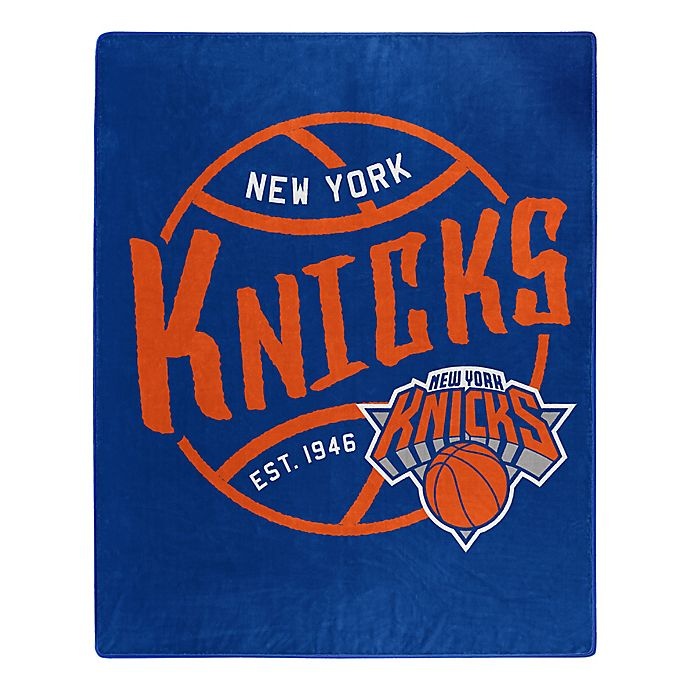slide 1 of 1, NBA New York Knicks Super-Plush Raschel Throw Blanket, 1 ct