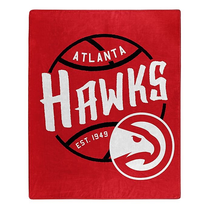 slide 1 of 1, NBA Atlanta Hawks Super-Plush Raschel Throw Blanket, 1 ct