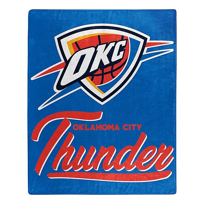 slide 1 of 2, NBA Oklahoma City Thunder Raschel Throw, 1 ct
