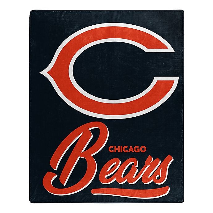 NFL Chicago Bears Raschel Throw Blanket