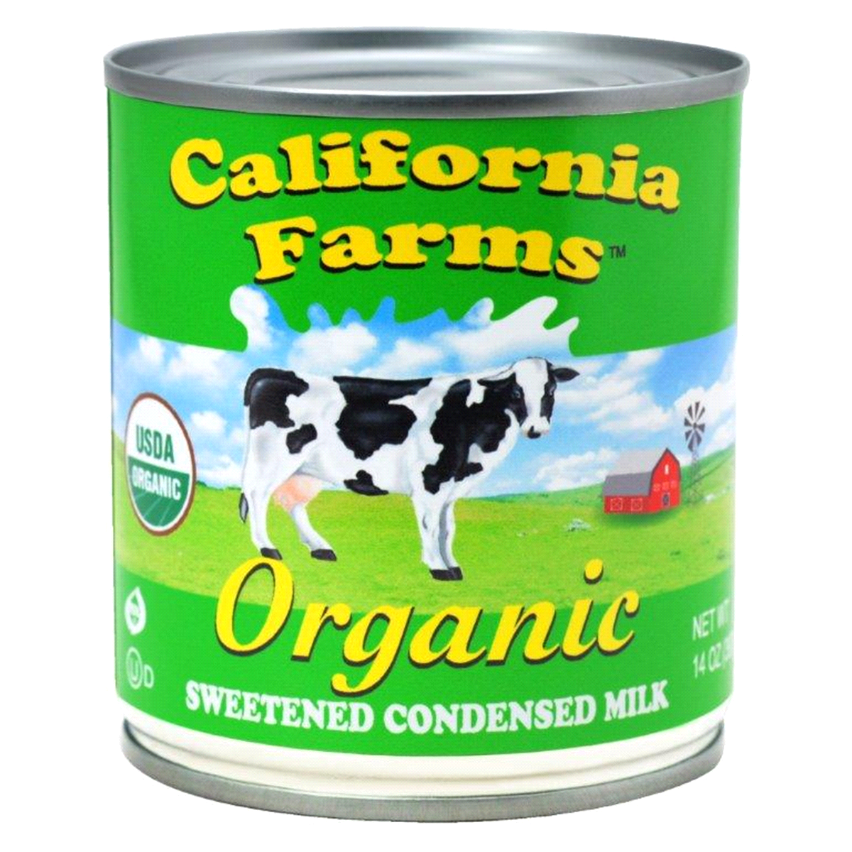 slide 1 of 1, California Farms Organic Sweetened Condensed Milk, 14 oz