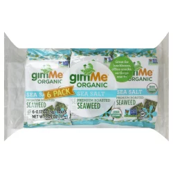 gimMe Organic Sea Salt Seaweed Snacks