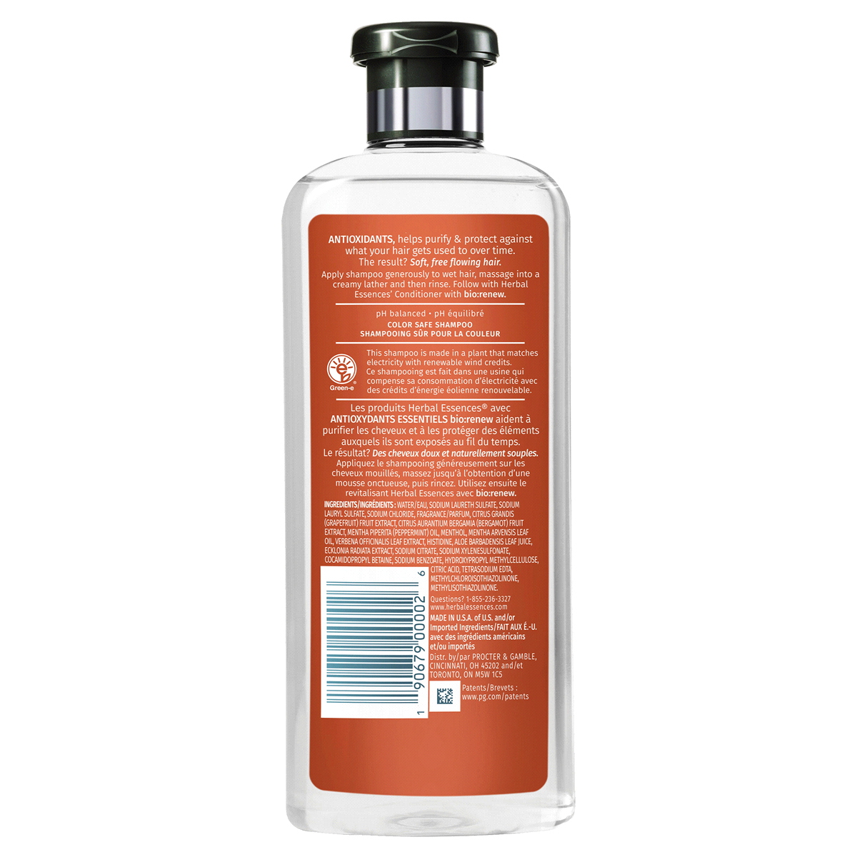 slide 2 of 5, Herbal Essences Naked Volume White Grapefruit & Mosa Mint Shampoo 400 ml, 13.5 oz