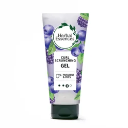 Herbal Essences Curl Scrunching Hair Spray Gel, Curly Hair Gel, 24-hour Hold and Frizz Control, 6 fl oz
