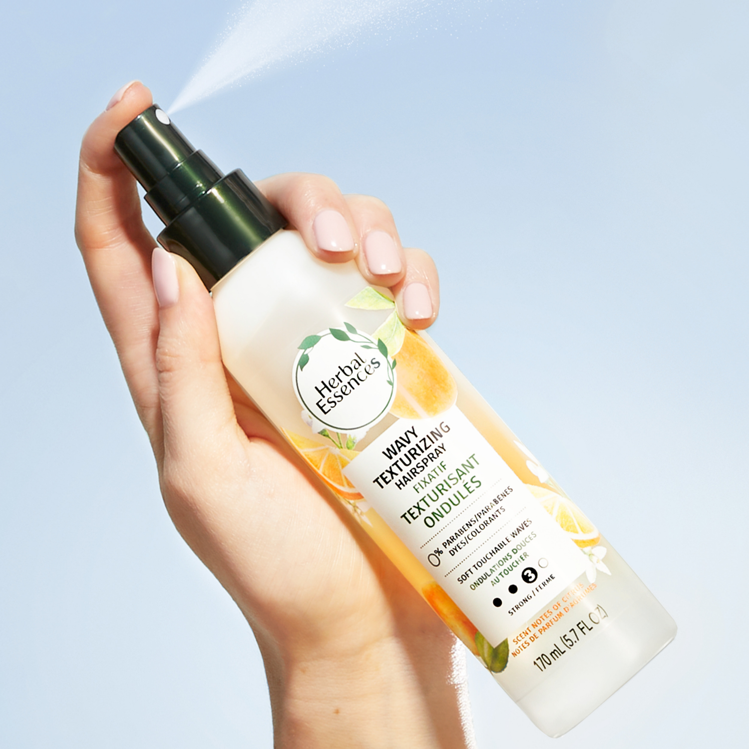 slide 5 of 5, Herbal Essences Wavy Texturizing Hair Spray for Wavy and Curly Hair, 5.7 fl oz