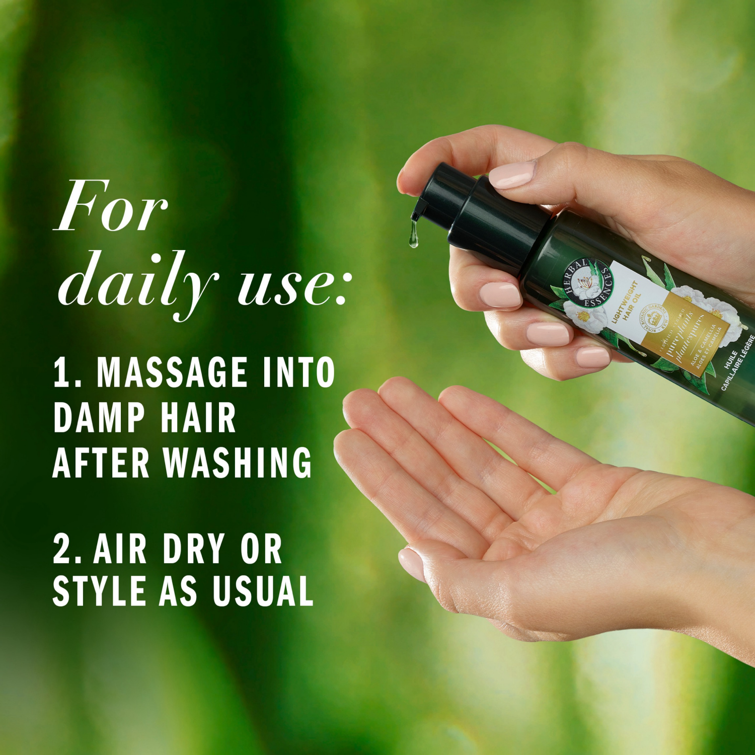 slide 2 of 8, Herbal Essences Lightweight Hair Oil, 3.2 oz