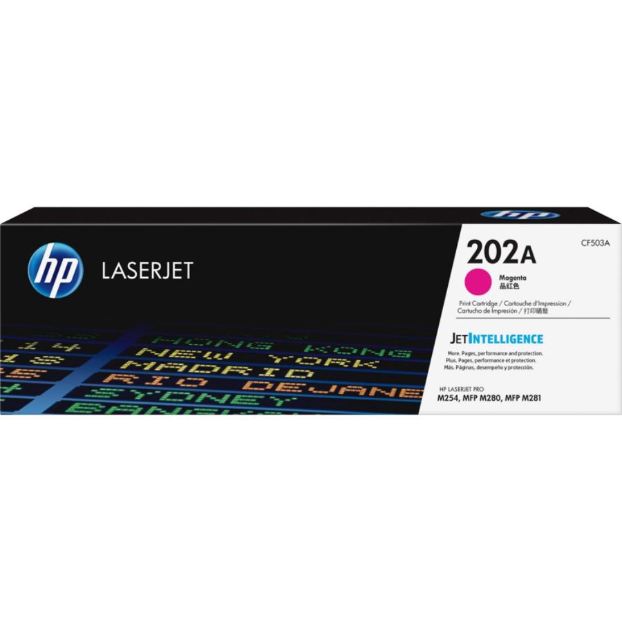 slide 5 of 5, HP 202A (Cf503A) Magenta Original Laserjet Toner Cartridge, 1 ct