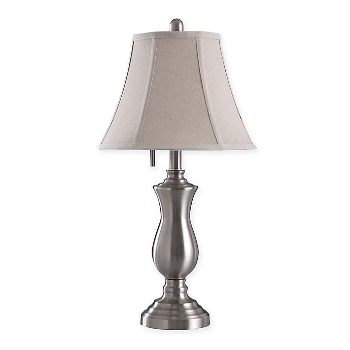 slide 1 of 2, Stylecraft Home Collection Table Lamp - Silver, 1 ct