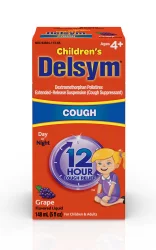 Delsym Childrens 12 Hour Grape Cough Suppressant Liquid