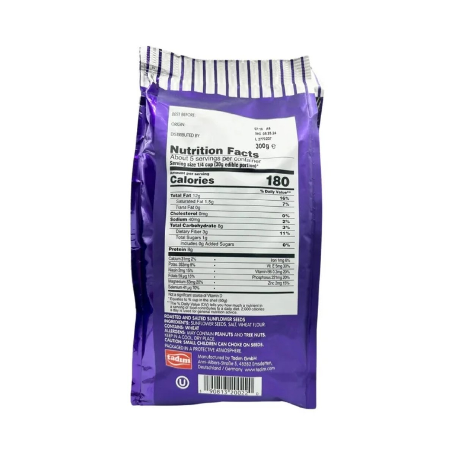 slide 2 of 2, Tadim Roasted Sunflower Seeds - 10.5 oz, 10.5 oz